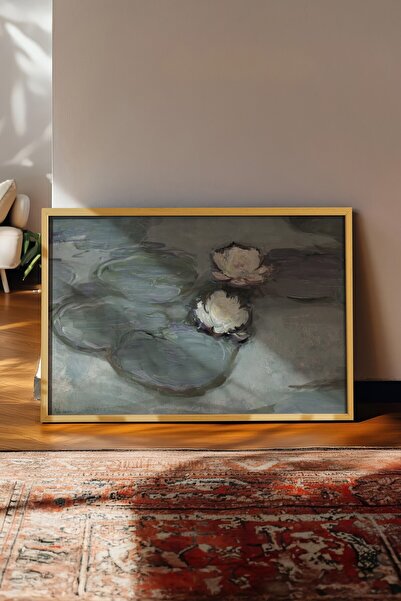 Postifull Tablou vintage, poster cu rama bej, decor de perete vintage