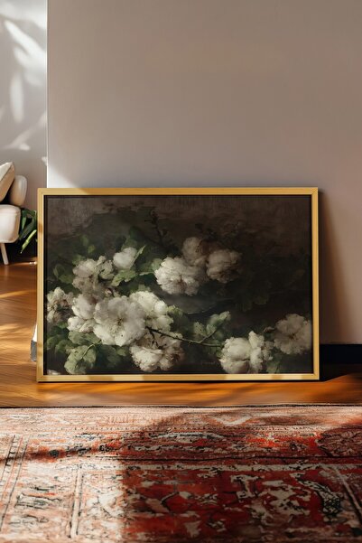 Postifull Vintage slika, poster u bež okviru, vintage zidni dekor