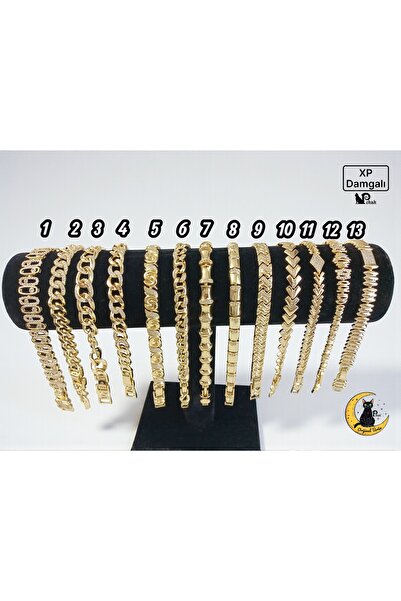 XUPING JEWELRY POKAK Xuping 14K Altın Kaplama Vip Bileklik-ADET FİYAT