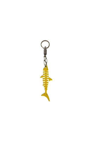 Klas Home Decor Skeleton Decorative Keychain Yellow