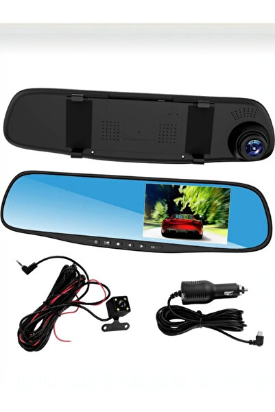 Genaric Smart car dash cam mirror with front and rear cameras – HD video reco...