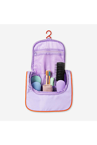 Flying Tiger Copenhagen Seyahat İçin Mor Makyaj Çantası