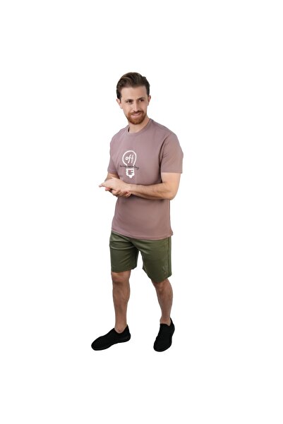 Giordano Men's Slim Fit Cotton Jersey Message Print Tee