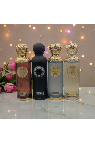 GISSATY مجموعه مكونه من 4 عطور حجم 200 مل بديل قصه ( منتج بديل )