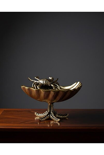 Mikasa Moor PİRİNÇ YENGEÇ FİGÜRLÜ TABAK KASE