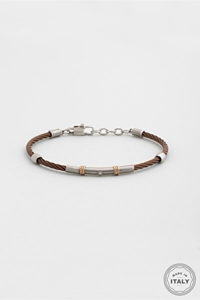 So CHIC... İtalyan Neptün Çelik Erkek Pırlanta Bileklik