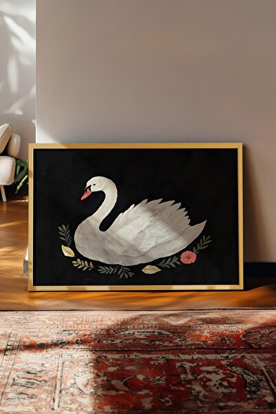 Postifull Tablou vintage, poster cu rama bej, decor de perete vintage