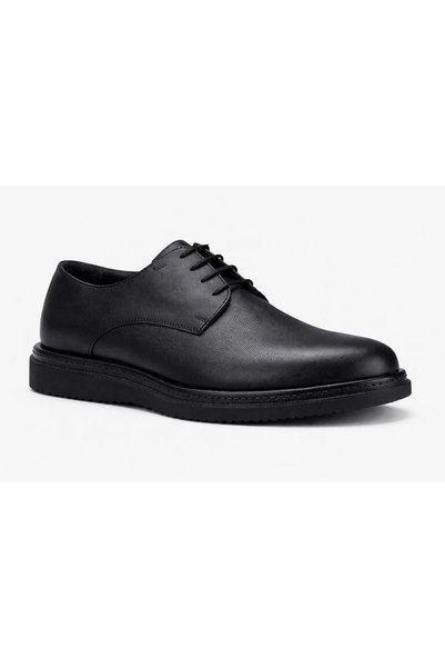 SÜVARİ Business Casual Patterned Leather Shoes