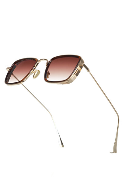 WATCHOFROYAL Royal Eyewear Re2206 Gold Brown Sunglasses