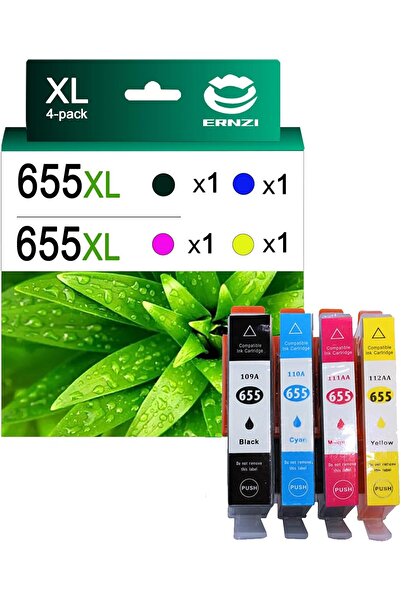 HP 655XL DESKJET 3525/4515/4525/5525/6525 MUADİL 4 RENK KARTUŞ
