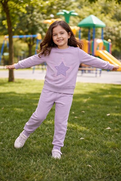 tuma collectıon Set trening pentru fete Swea tricou Partea inferioară din bum...