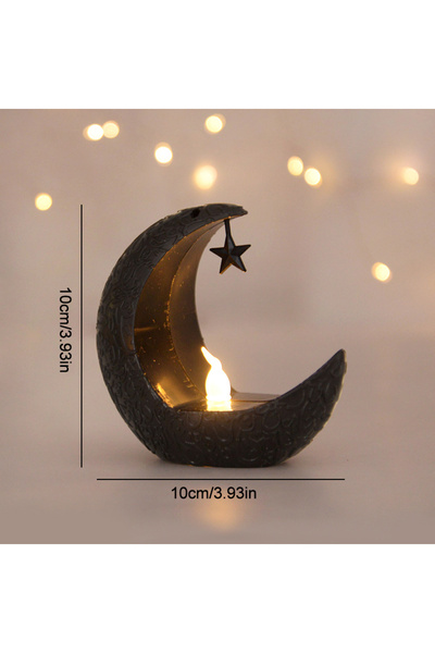 Choice Black Ramadan Led Lantern Light Eid Mubarak Home Decoration Star Moon ...
