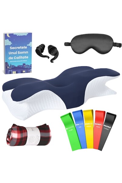 QRIZEN QRIZEN Orthopedic Pillow, Memory Foam, Support for Reducing Neck/Back/...