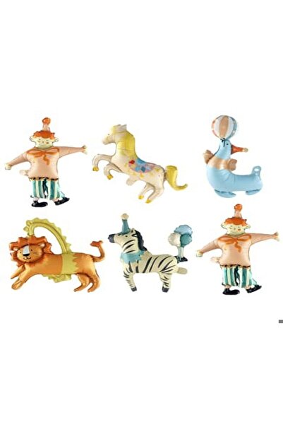 ÇITIPITISTORE مجموعة من 6 شخصيات كرتونية على شكل بالونات جولي متنوعة