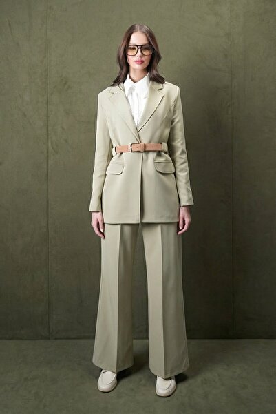 VAGGON Blazer Jacket Palazzo Suit