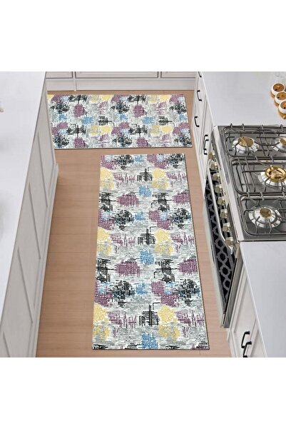 OEM Set of 2 Harmony Rugs, Multicolor, 60 x 120 / 60 x 120 cm