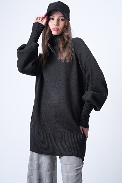 VAGGON Turtleneck Mini Dress