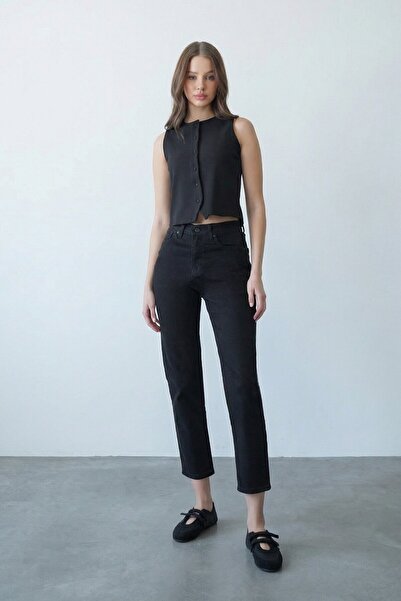 VAGGON Pantaloni negri skinny jeans