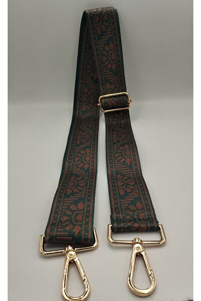 Zeyora Patterned Bag Strap Woven Mango