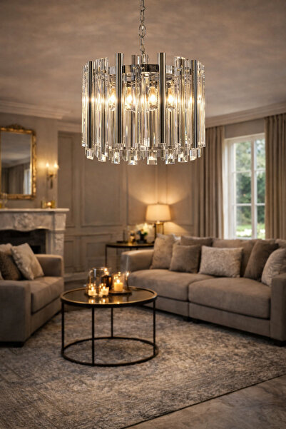 Avize Kristal taşlı