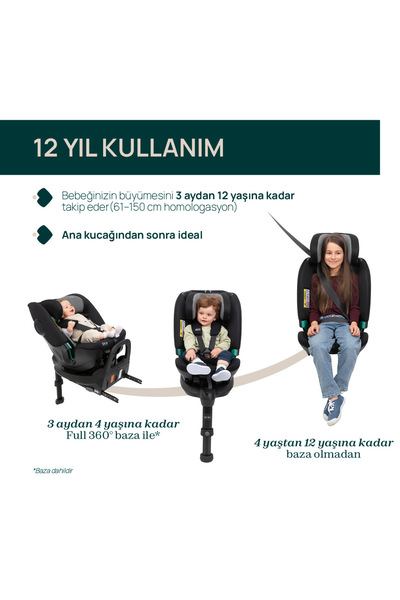 Chicco FULLSEAT OTO KOLTUGU BLACK SATIN
