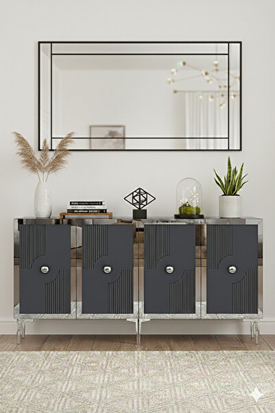 YUMEDİ DESİGN KA1526AS - TEMTEM KONSOL ,TV SEHPASI , ÇOK AMAÇLI DOLAP, KAHVE ...