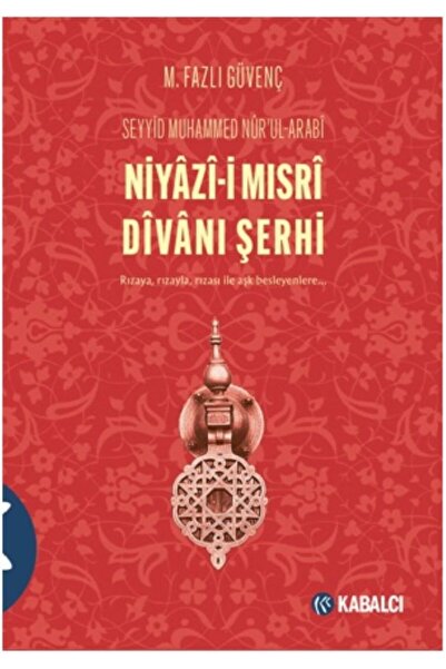 Kabalcı Yayınevi Niyazi-I Mısrı Divanı Şerhi