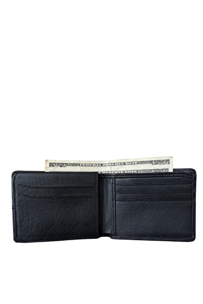 WATCHOFROYAL Guetta Black Genuine Leather Wallet