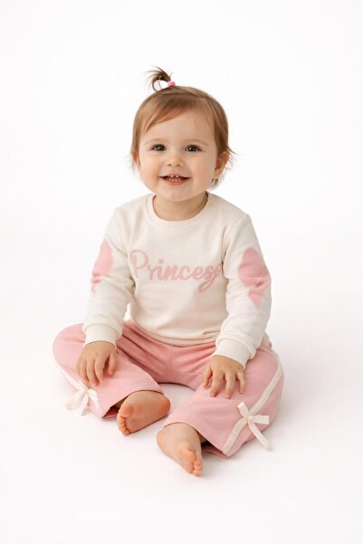 tuma collectıon Set trening pentru fete Swea tricou Partea inferioară din bum...