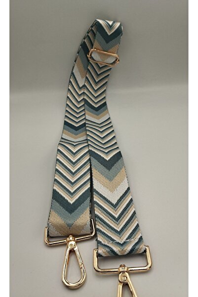 Zeyora Patterned Bag Strap Woven Mango