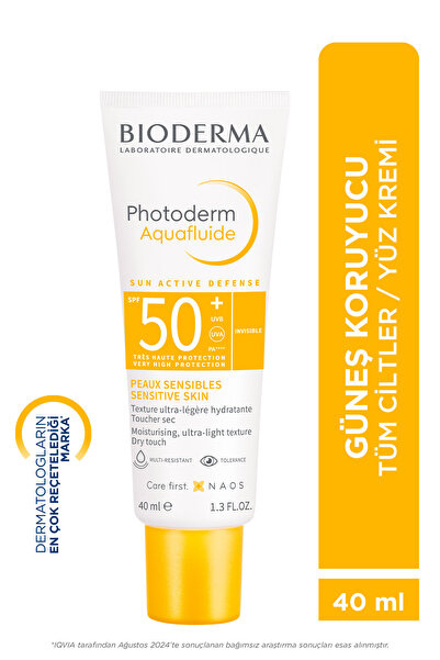 ROSSMANN Photoderm Aquafluid SPF50+ Tüm Ciltler için Yüksek Korumalı Yüz Güne...