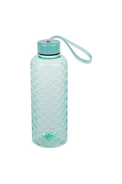 OEM Green Plastic Water Bottle with Drawstring - 500ml