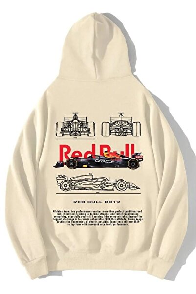 DİVİN Unisex Oversize Red Bull Rb19 Hoodie