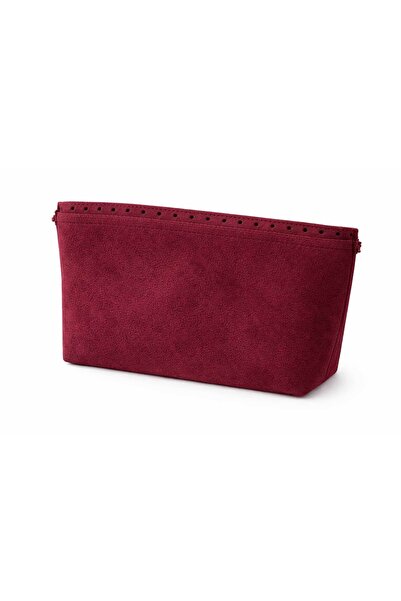 aurellen 30x18 cm Çanta İçi Astarlı Fermuarlı Süet İç Astar – Örme Çantalar İçin
