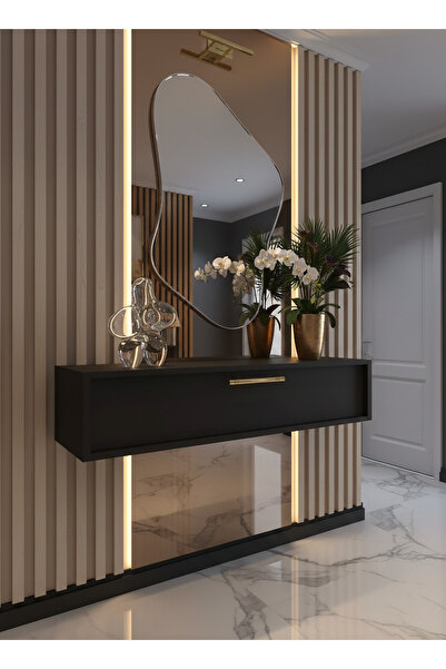 online fırsat mutlu ol mutlu kal Resital Dresuar Antrasit Gold - Modern Duvar...