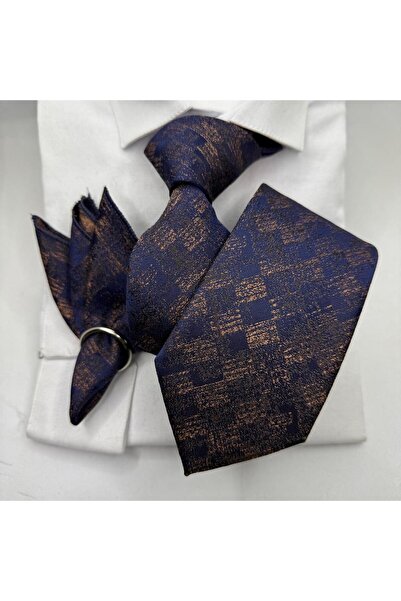 ilayda emir PREMIUM TASARIM ERKEK YAKA MENDİLLİ KRAVAT