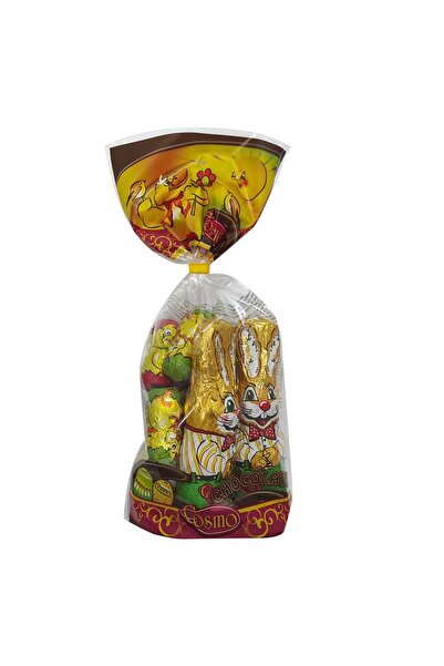 OEM Punga cu Figurine din Masa de Cacao Oua Iepurasi de Paste - 240g