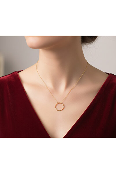 NorthAegean 925 Ayar Gümüş Minimal Halka Kolye – Zarif & Günlük Kullanım