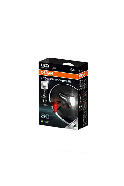 ams-OSRAM Set Far Si Stop Cu Led Pt Bicicleta 80Lx Osram