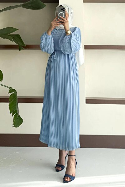 STİLBOON Piliseli Elbise 1001 Bebemavisi