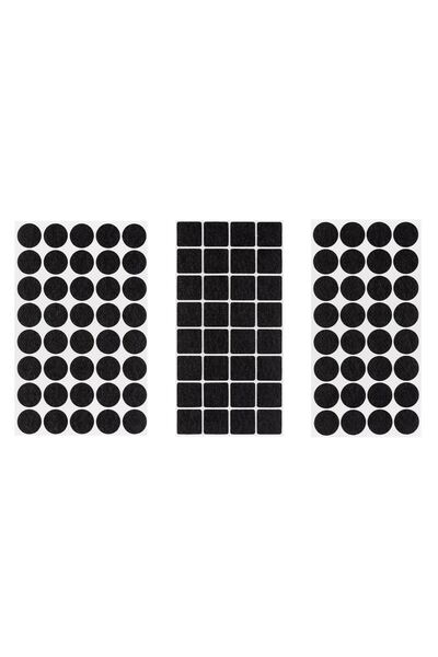 OEM Protectii Autocolante pentru Mobila din Pasla Negre 3 Marimi - 104buc