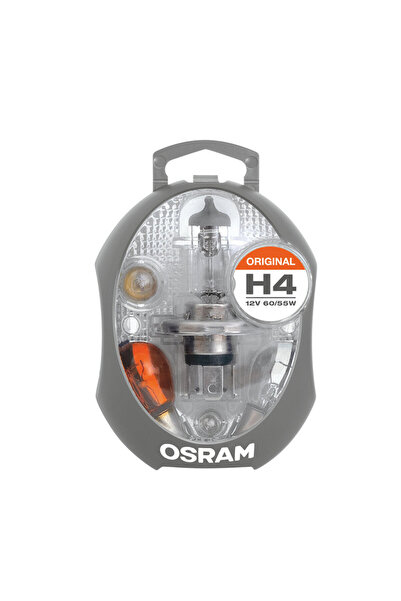 ams-OSRAM Set Becuri Auto De Rezerva 12V H4 Osram