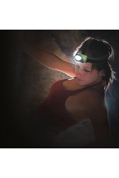 OEM Lanterna Verde Neagra cu LED pentru Cap 7x4x5cm