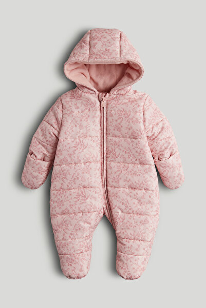 MOTHERCARE Çiçek Desenli Astronot Tulumu-Kayak Tulumu