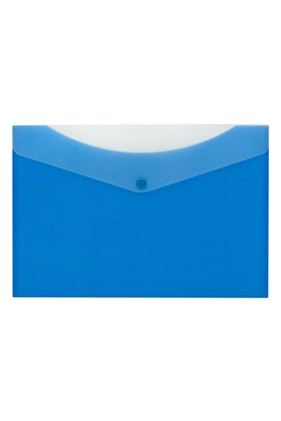 OEM Mapa Bleu A4 cu Buzunar Exterior si Capsa