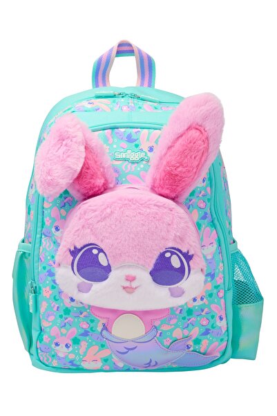 SMIGGLE حقيبة ظهر كيريوس جونيور ذات شخصيات مميزة - حقيبة ظهر ناعمة بلون النعناع