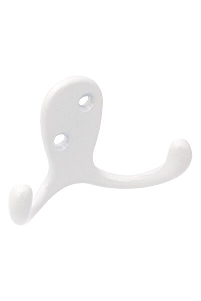 OEM Carlig Alb Metalic cu Suruburi