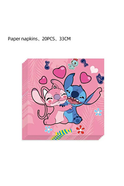 Choice ٢٠ قطعة من زينة حفلات أعياد الميلاد الجديدة ليلو وستيتش، بالونات ستيتش...