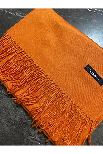 Tosbics Store Light Orange Cashmere Shawl