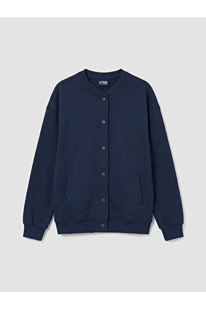 LC Waikiki LCW Kids Lacivert Kız Çocuk Kalın Kolej Ceket